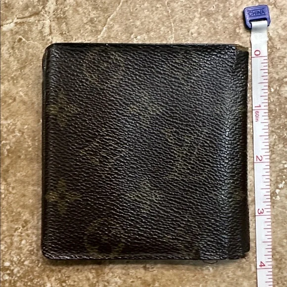 Louis Vuitton Monogram Black Card Holder Made in France